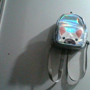 Medium mini holographic book bag